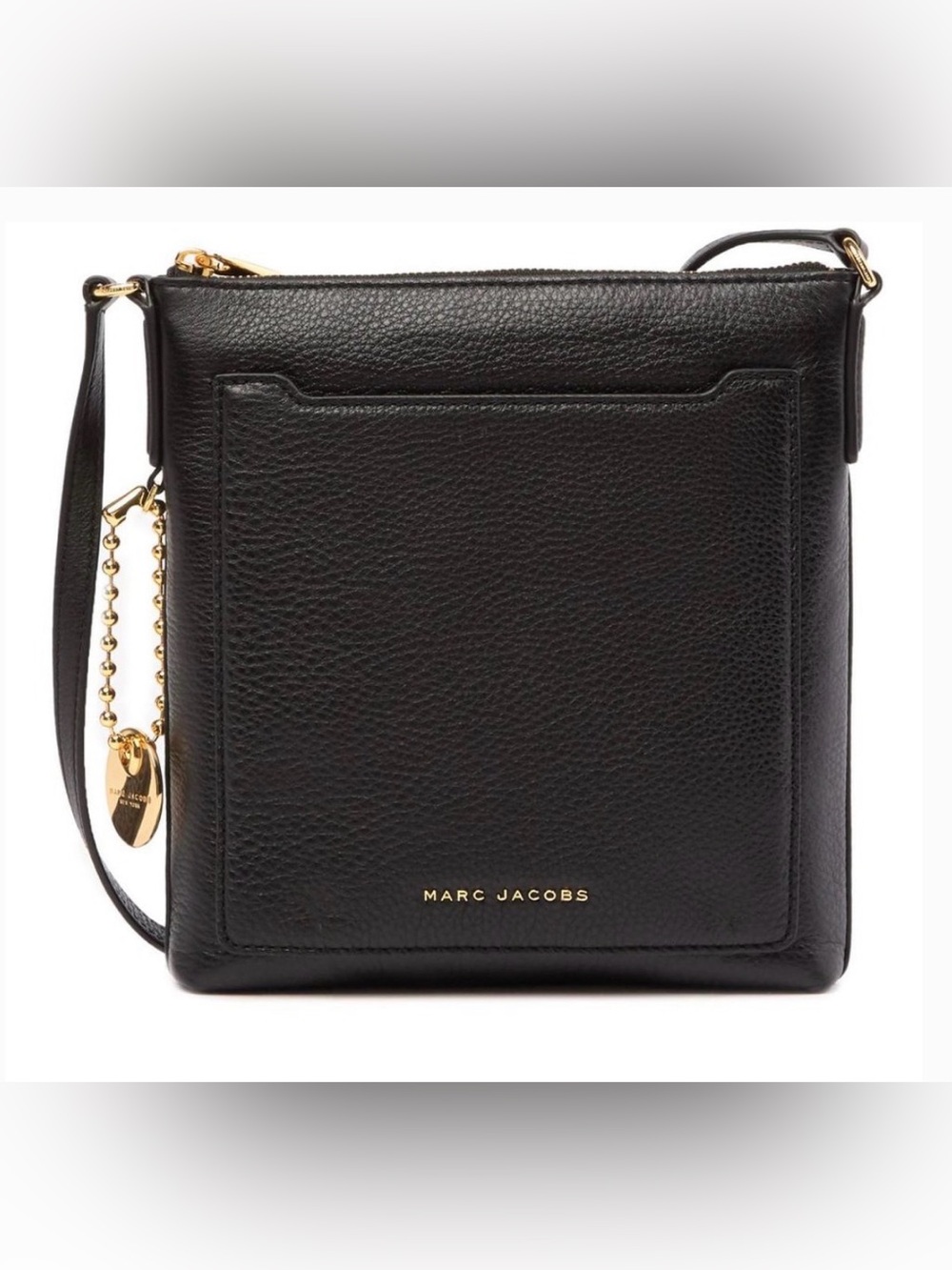 Marc Jacobs Women's Tourst NS Leather Crossbody Bag Black Excellent